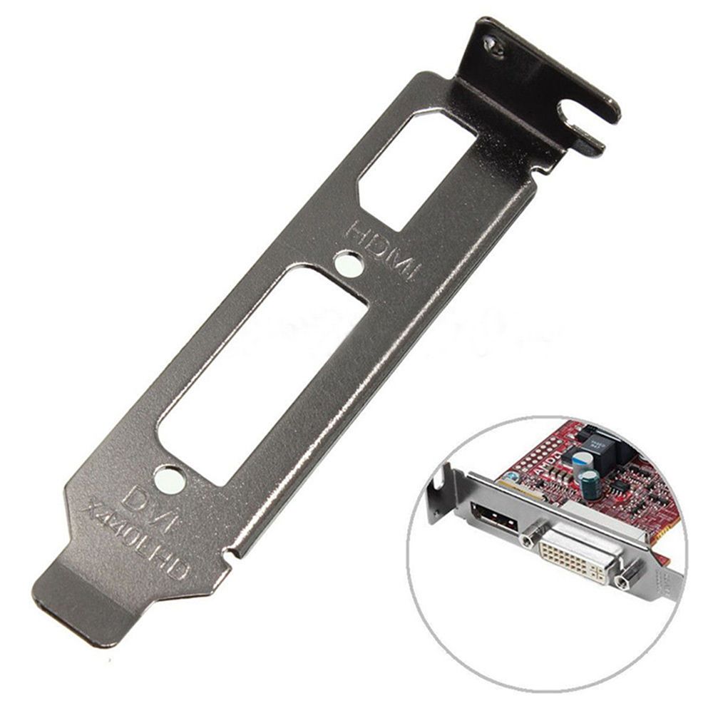 Low Profile Bracket Adapter HDMI-compatible DVI Port For Half Height Graphic Video Card Set