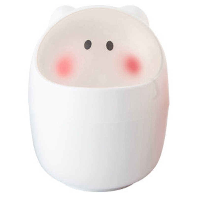 Mini Abfall Behälter Schreibtisch Müll Korb Reinigung Fass Kreative Kleine Schreibtisch Organizer Lagerung Mülltonnen Ebene Mülleimer Papier Zu