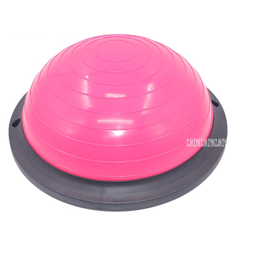 46Cm Mini Yoga Balance Ball Fitball Yoga Halfsphere Semisphere Balance Trainer Apparaat Pvc Bal Half Fitness Bal Blauw