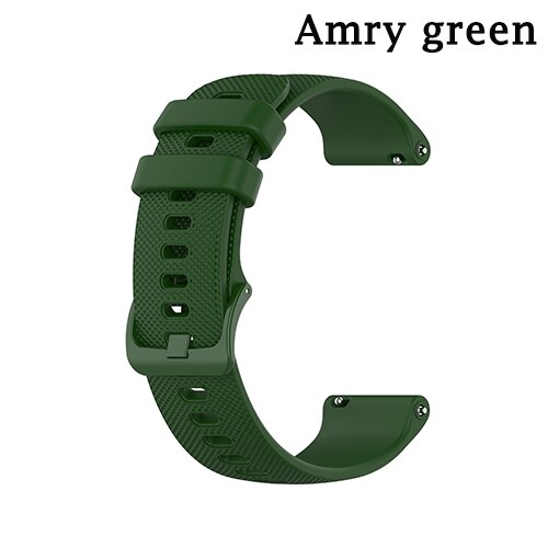 Horloge Wrist Band Voor Garmin Venu Sq 2 Plus Smart Polsband Voor Garmin Vivomove Sport/Venu/Vivoactive3 siliconen Armband Riem: Green