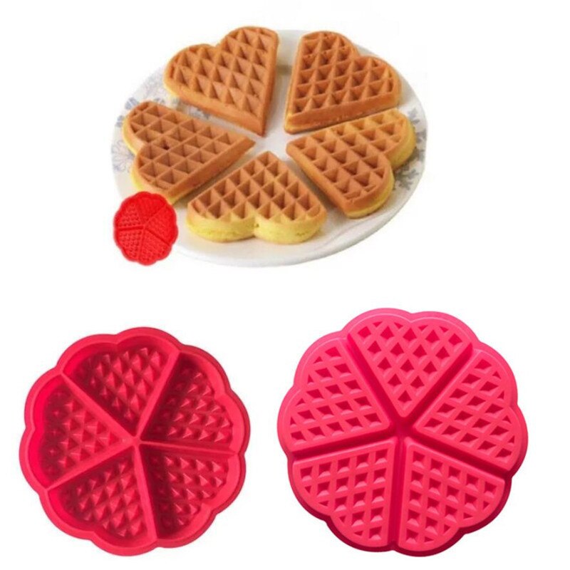 Silicone Baking Mold Waffle Mold Baking Tray Diy Module Kitchen Cooking Cake Making Tool Chocolate Mold Tray