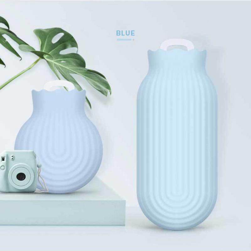 Explosion-proof Water Bottle Portable Thick Silicone Rubber Water Bottle Irrigation Hand Warmers Warm Palace War 1PC