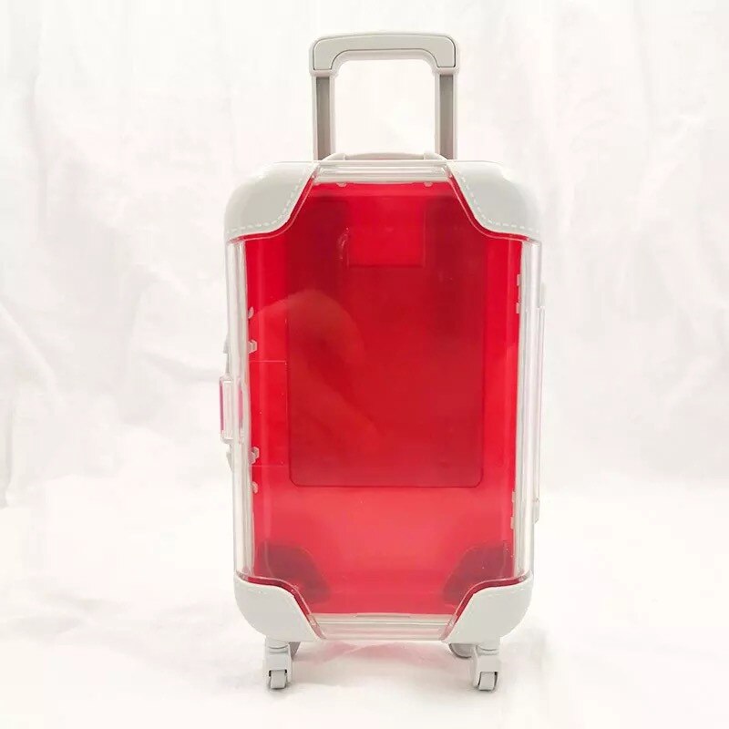 cute suitcase luggage eyelash packaging for mink lashes: only 5 lash box / 7