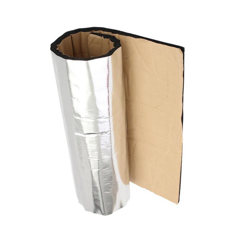 12 stuks 30 x 50cm 5mm zelfklevende auto geluidsisolerende katoenen schuimrubberen isolatiematten voor thuis, geluidsabsorberende katoenen anti-geluidsspons