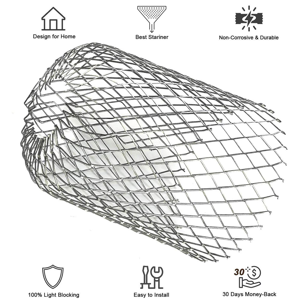 4pcs Anti Rust Drain Aluminum Filter Stop Blockage... Grandado