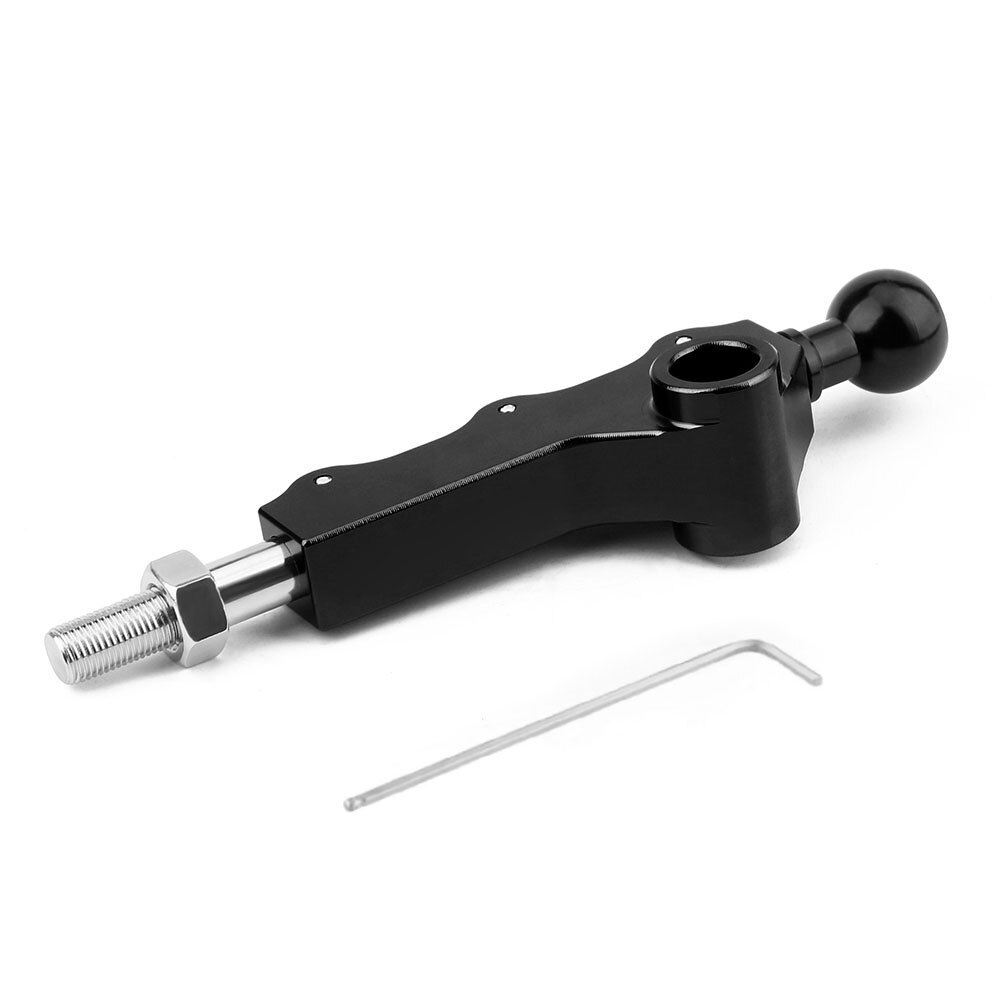 Manette de vitesse réglable courte hauteur | Pour Subaru WRX STI rouge bleu noir sans logo TT101364: Black
