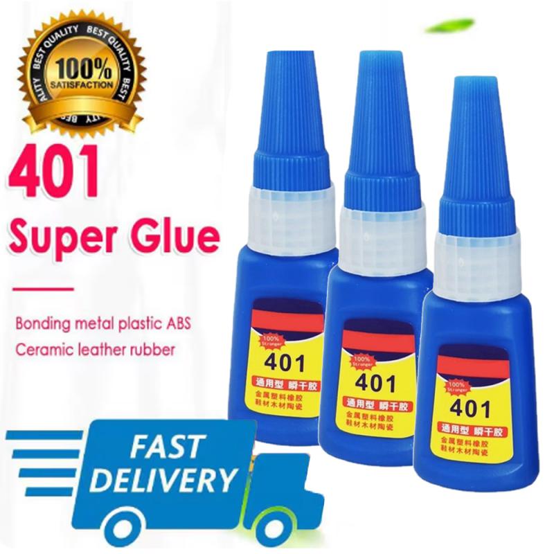 401Glue Instant Fast Adhesive Stronger Super Glue Multi-Purpose Fix Super Strong Liquid Colorless Adhesive Glue For Wood Plastic
