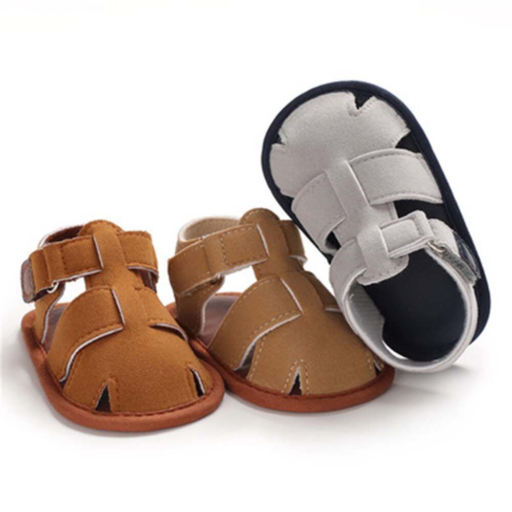 Baby Sandalen Baby Boy Schoenen Peuter Pasgeboren Zomer Zachte Peuter Sandalen Pu Antislip Schoenen 0-18M