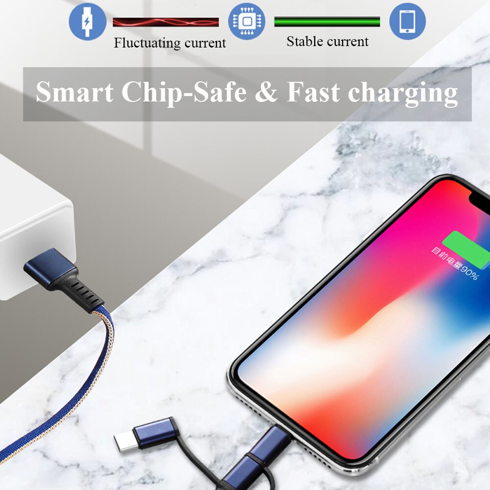 Micro USB Kabel 2,4 EINE Schnelle Lade Micro USB Kabel Für iOS Android Handy Ladegerät Kabel Schnell Ladegerät USB Draht Kabel