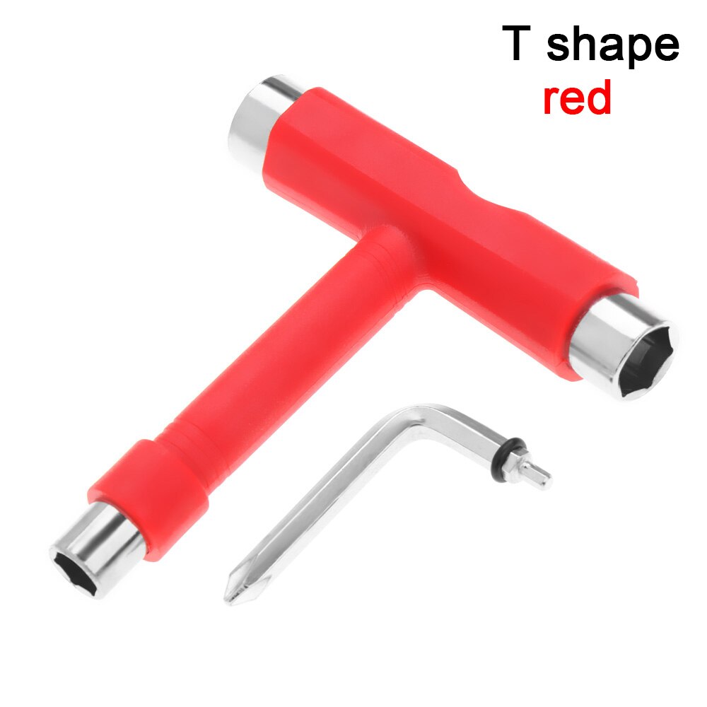 Professionele Alles In Een Universele Multifunctionele T/Y Vorm Skateboard Moersleutel Roller Skate Tool Skate Gereedschap Schroevendraaier: G