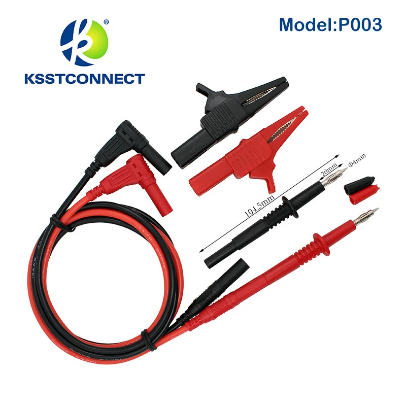 Electronic Specialties Test Lead kit Automotive Test Probe Kit Universal Multimeter probe leads kit: Silver