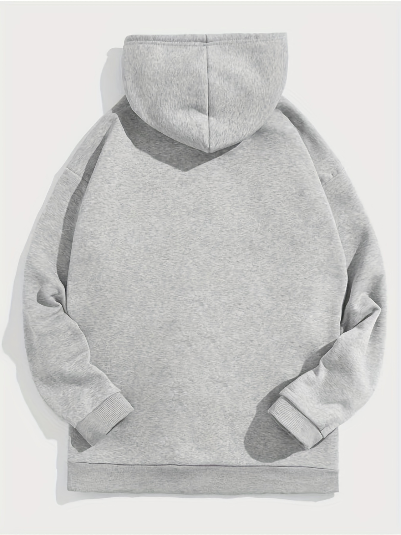 Sweat-shirt à manches longues pour hommes, Chic, "LOS ANGELES CALIFORNIA", lettres imprimées, avec une poche kangourou