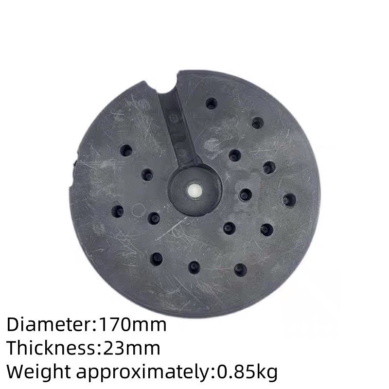 Desk lamp floor lamp base weight block chassis weight block bottom support weight block DIY lamp fixture fixing accessories: Ivory