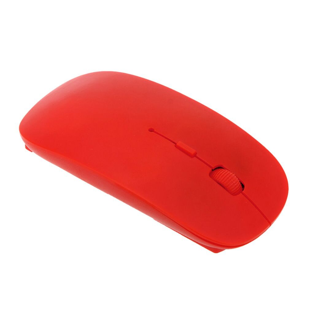Ratón para ordenador portátil, Ratón óptico inalámbrico 2,4G, receptor USB, Air Mouse, inalámbrico, ultrafino: 03
