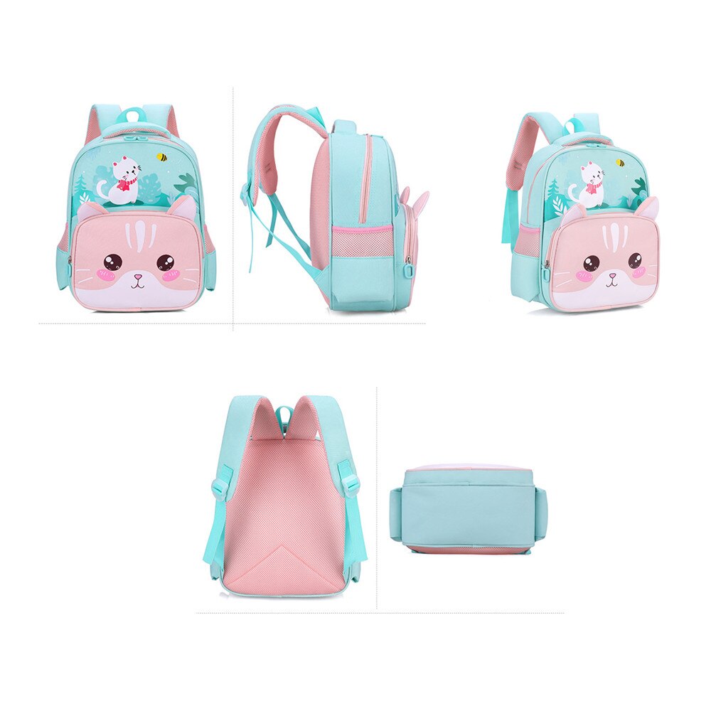 Cartoon Rugzak Voor Jongens Meisjes Leuke Kat Tijger Kinderen Mooie Nylon Schooltas Kleuterschool Schooltas 3-7 Jaar Kids