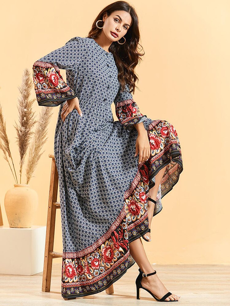 Dubai Abaya Femme Turkey Muslim Woman Hijab Dress Maternity Dresses Musulman De Mode Longue Islam Clothing Arab Vestidos