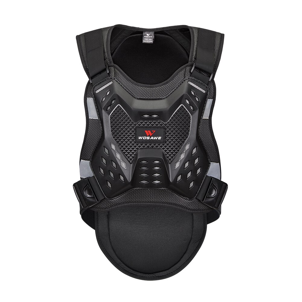 WOSAWE-Chaleco de armadura de motocicleta para adulto, protección para el pecho y la espalda, Motocross, todoterreno, soporte para la columna vertebral, equipo de protección corporal: ML216