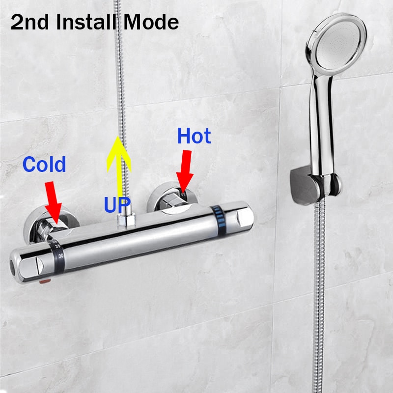 Thermostatische Douche Set Thermostatische Mengkra... Grandado