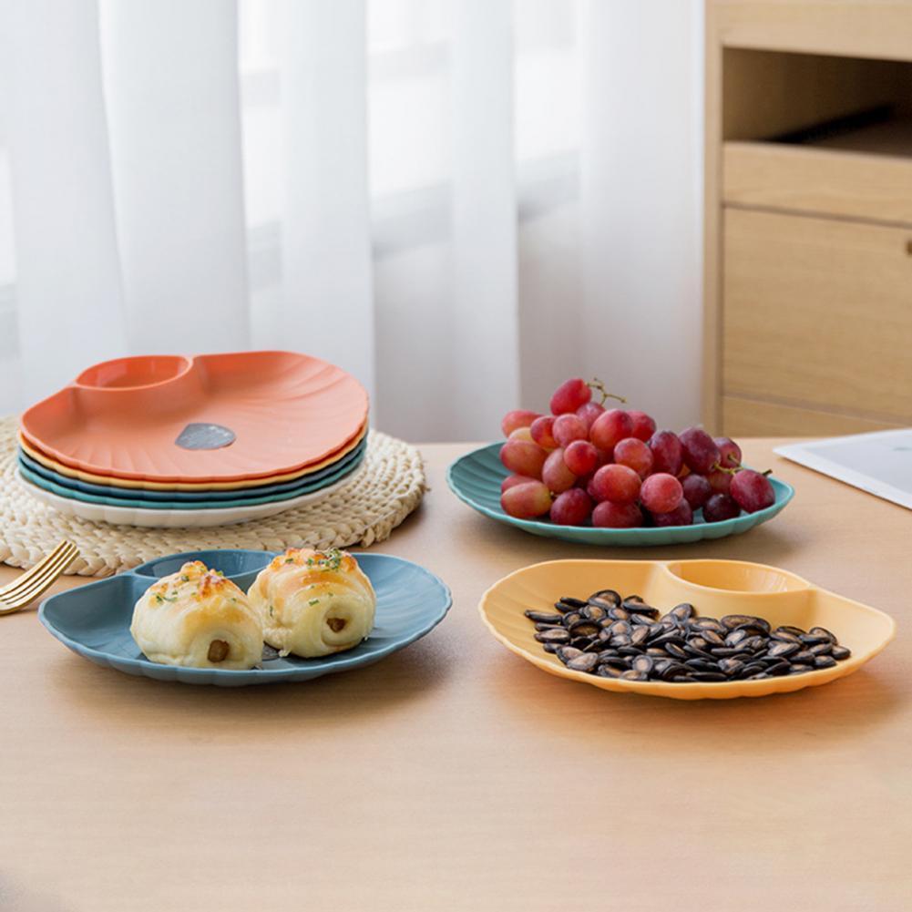 Grand gâteau Portable Dessert aux fruits plateau de table en plastique, plat de réception de bureau, accessoire de cuisine facile à ranger