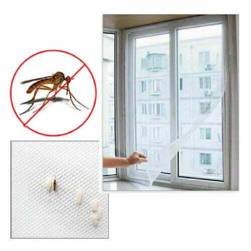 Magnetic Window Mesh Door Curtain Snap Net Guard Mosquito Fly Bug Insect Screen Door & Window Screens@11