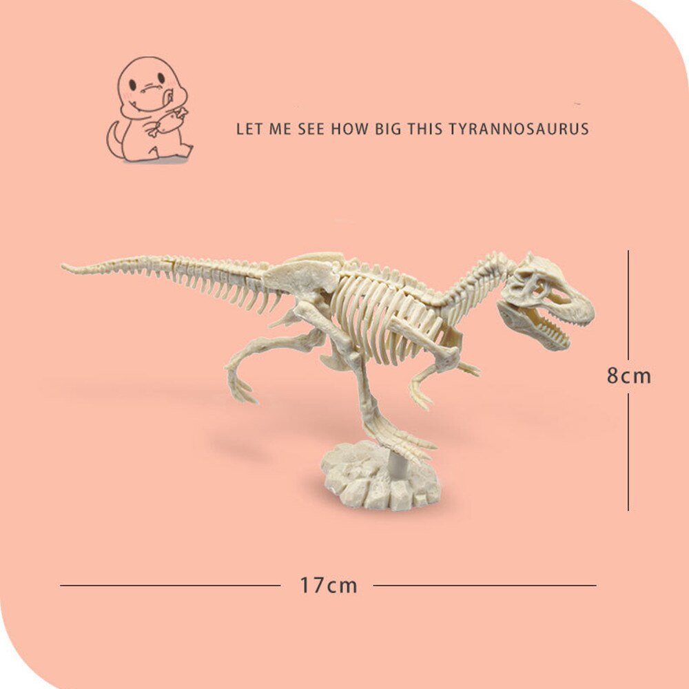 11 styles dinosaur digging toys Tyrannosaurus Rex Triceratops Velociraptor skeleton digging toys boys Christmas