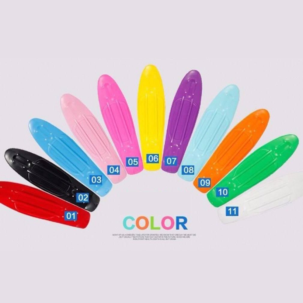 8 Colors Aluminum Magnesium Alloy Banana Skateboard Youth Road Travel Single Rocker Children Adult Four-Wheeled Scooter Newest