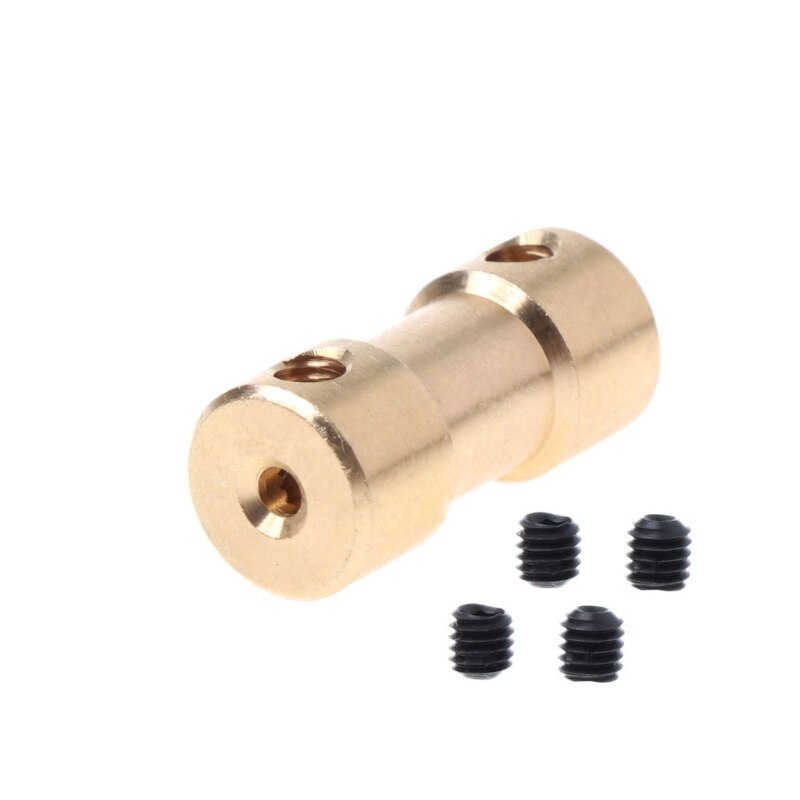 2-5mm Motor Copper Shaft Coupling Coupler Connector Sleeve Adapter US