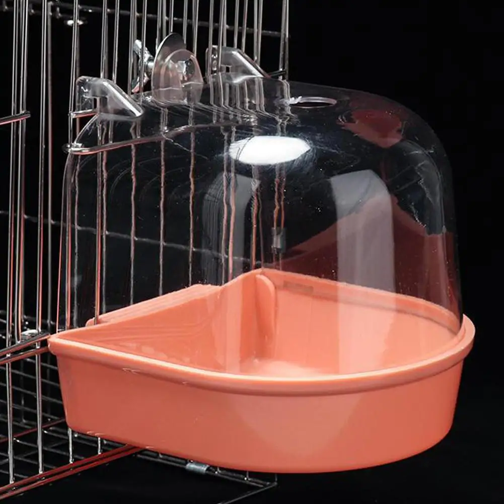Waterproof Wear-Resistant Bird Bath Cage-Style External Easy to Clean for Parrots And Mynas