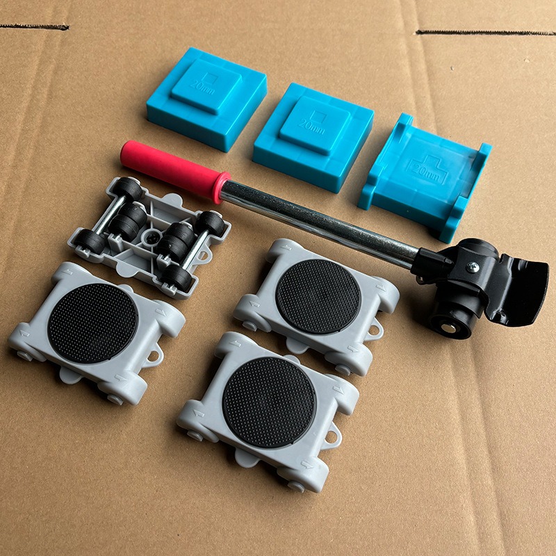moving tool universal wheel moving artifact roller moving tool refrigerator moving bed heavy object moving 5-piece set