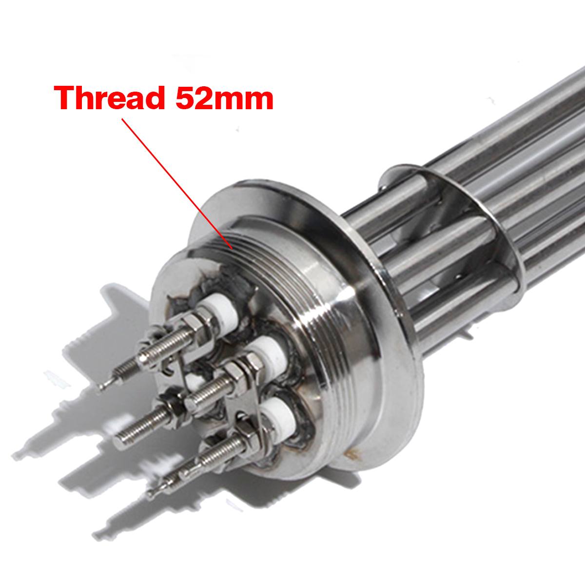 220V Electrical Heating Element Immersion Water Heater Pipe Flange Disc Heated Tube Water Oil Heater 3KW/4.5KW/6KW/9KW/12KW