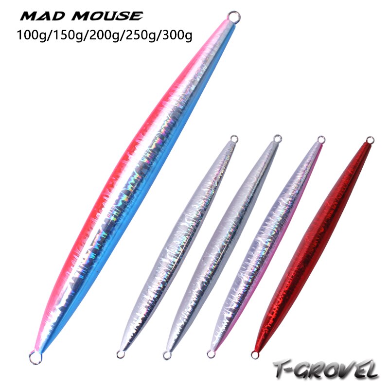 Japon MADMOUSE nouvelle lueur rapide gabarits leurre jig plomb poisson 100g150g200g250g300g bateau appât leurre eau salée leurre