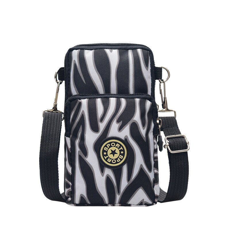 Womens Cross-Body Cell Phone Shoulder Strap Wallet Pouch Purse Mobile Phone Bags TOO789: Zebra pattern