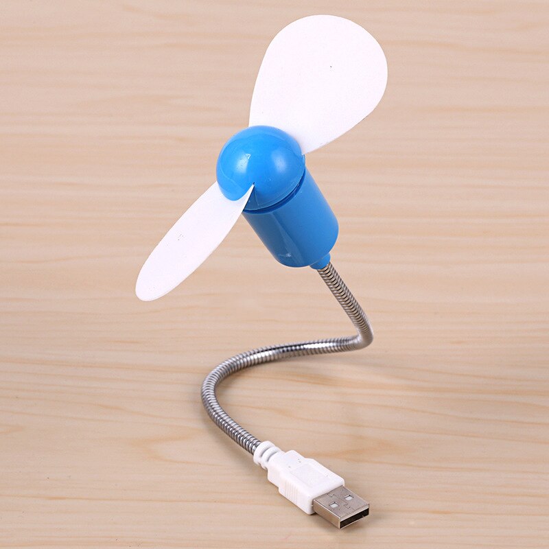 1pc Flexible Mini USB Cooling Fan Cooler For Laptop Phones Desktop PC Portable Low Noise Flexible Goose Neck Cooler Fan