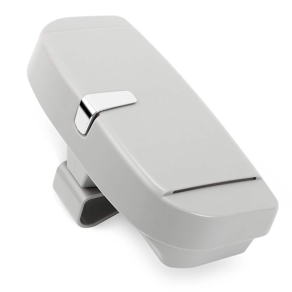 Brillenkokers auto brillenhouder auto magneet zonnebrilhouder in de auto: Stijl 2 grijs