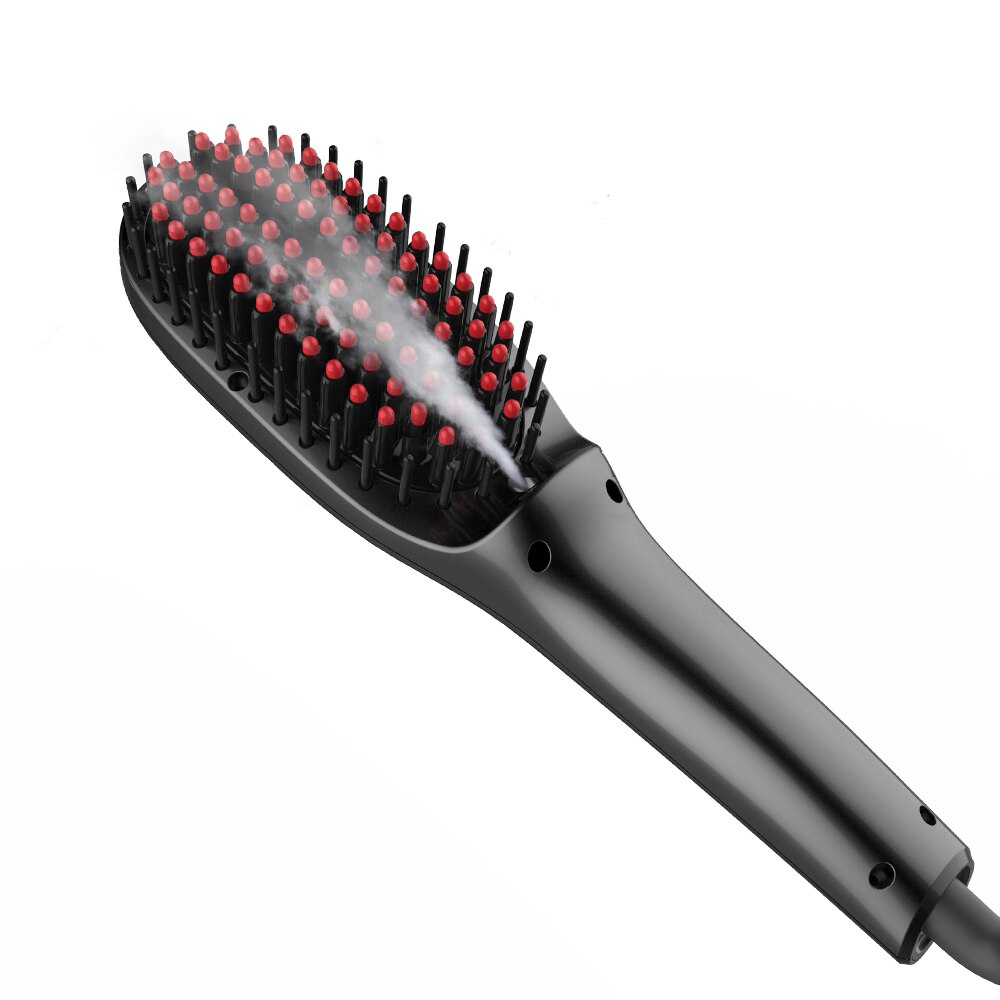 Vapeur cheveux lisseur brosse femmes céramique redressage peigne Steampod lisseur Salon de coiffure vapeur Styler