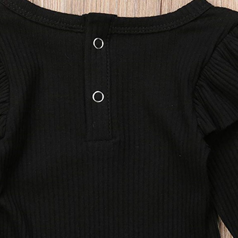 Baby-strampler mit rüschen, einfarbig, für 0-2y und jungen, langarm-Gesamt, freundlicher-babykleidung