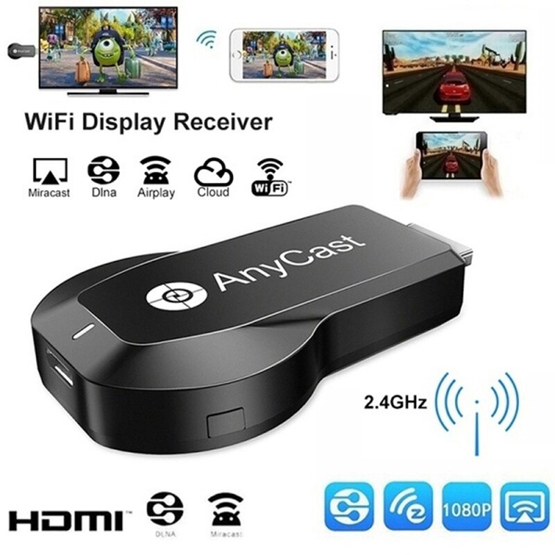 Anycast miracast airplay hdmi 1080p tv usb wifi draadloze display dongle adapters