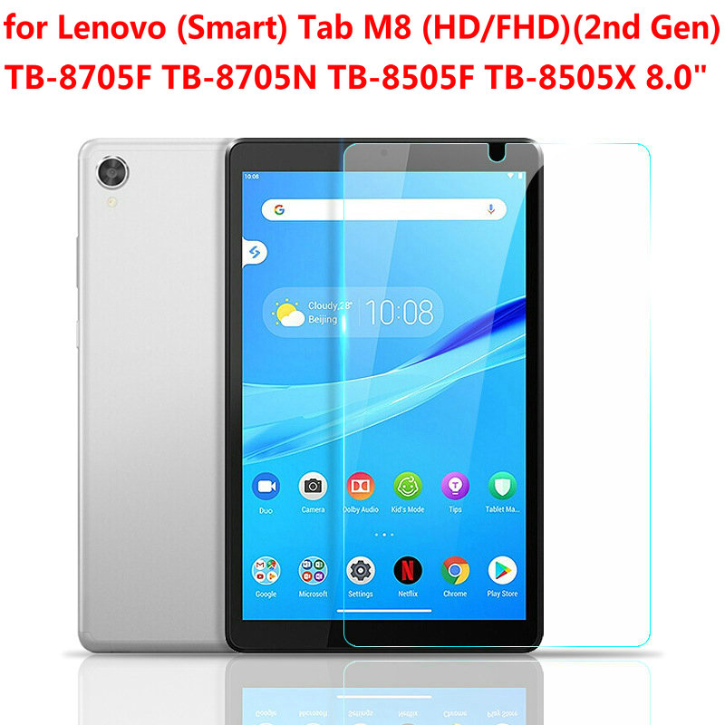 Protecteur d'écran pour Lenovo, Film en verre trempé pour tablette TB-8705F, TB-8705N, TB-8505F, TB-8505X, 8.0 pouces, Smart Tab M8 HD FHD: Default Title