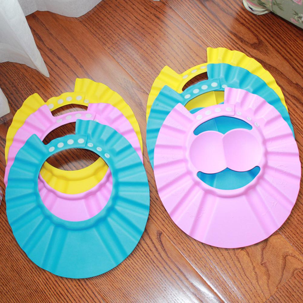 Baby Shower Cap Hair-Cutting Cap Ears Protecting Adjustable Hat shampoo cap