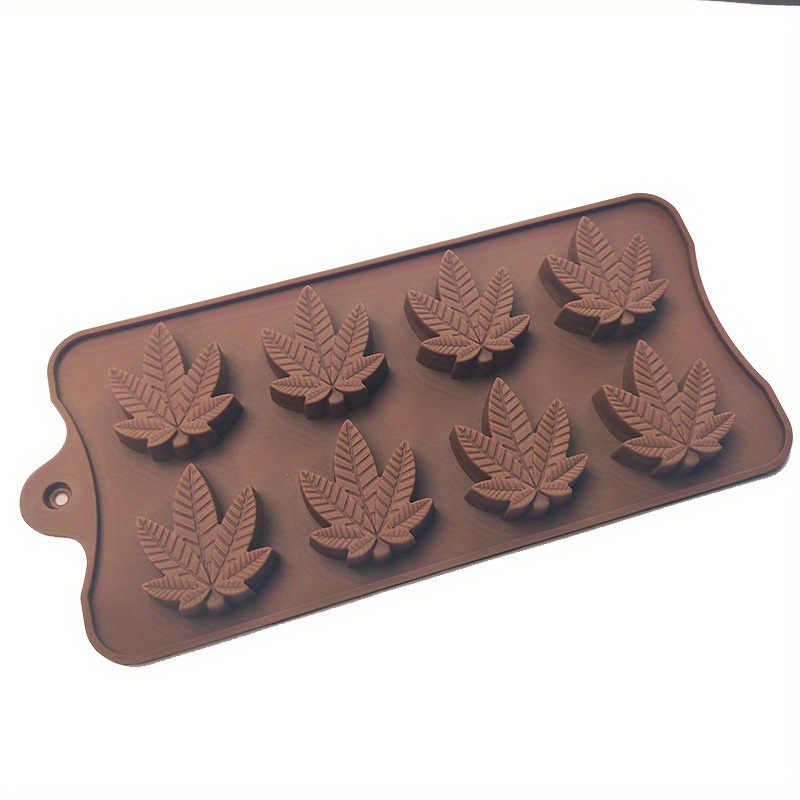 1/2/3 stuks, siliconen bakvorm, esdoornblad chocoladevorm trays, food grade ijsvorm, bakvorm: Sky Blue
