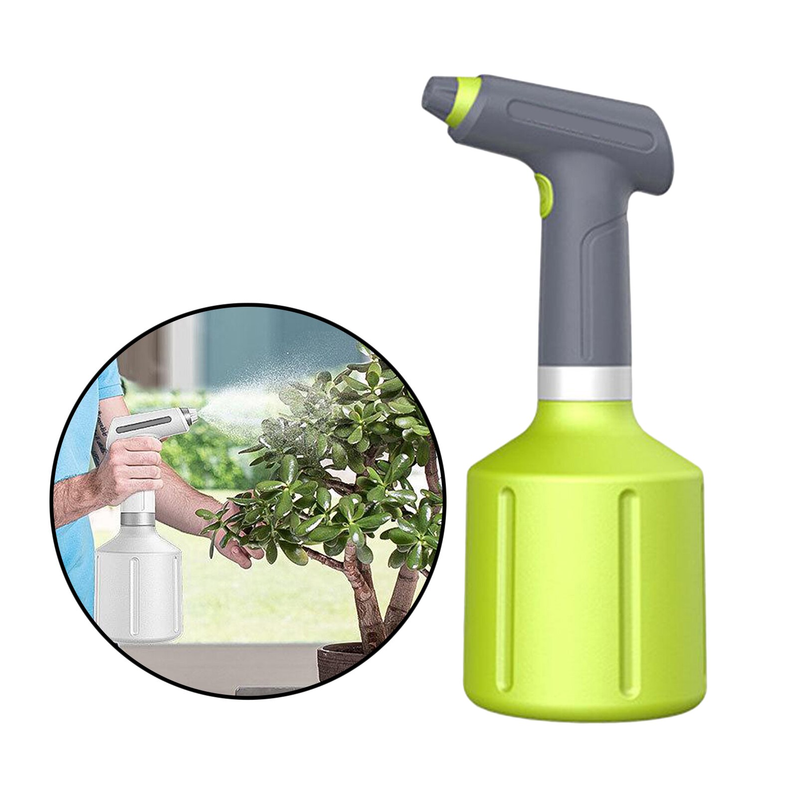 900Ml Usb Oplaadbare Elektrische Spuitfles Sproeisysteem Hulpmiddel Voor Bloem Planten: Green