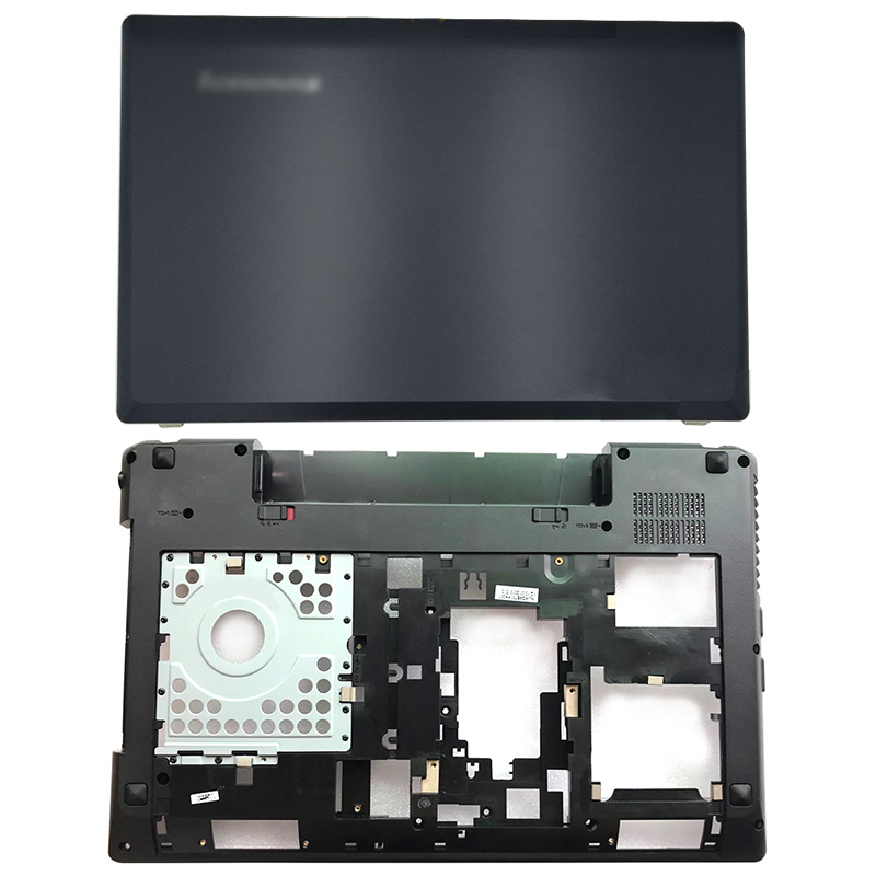 Cubierta trasera LCD para portátil, biselado delantero, bisagras, reposamanos, funda inferior para Lenovo IdeaPad G585 AP0N2000410 AP0N2000324 AP0N2000100: AD Cover