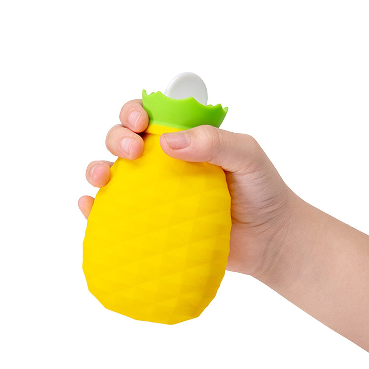 200Ml Multi-Functionele Ananas Vorm Warmwaterkruik Explosieveilige Koud Of Warm Siliconen Hand Flessen Kids zand Speelgoed
