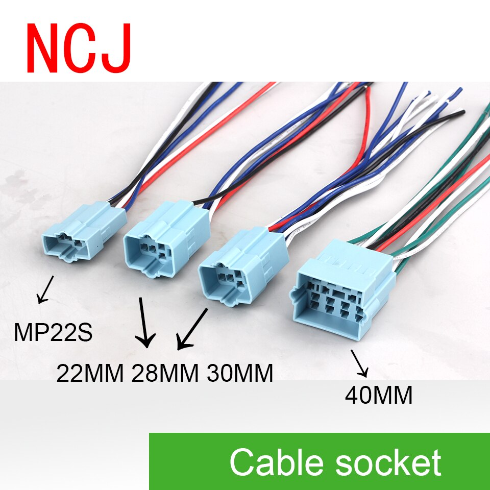 16mm 19mm 22mm 25mm 28mm 30mm 40mm Switch Accessories cable socket for metal push button switch