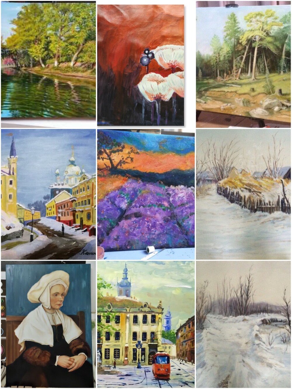 Toile blanche professionnelle roulée de 3M de Long pour peinture à l'huile, couche acrylique, mélange de lin, fournitures d'art
