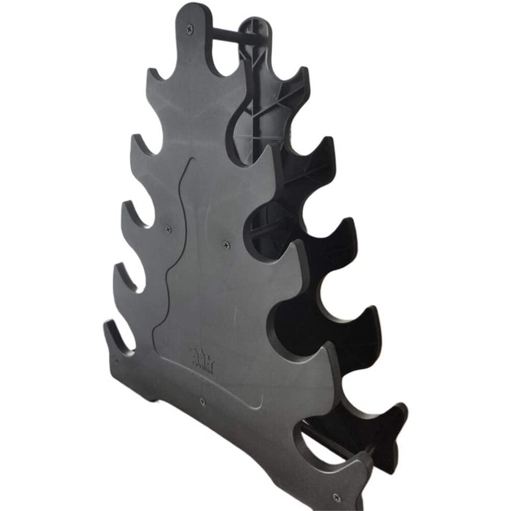 Gym Exercise Accessories Storage Holder Vertical Sports Equipment Dumbbell Rack 5 Layers Space Saving Fitness Office Home