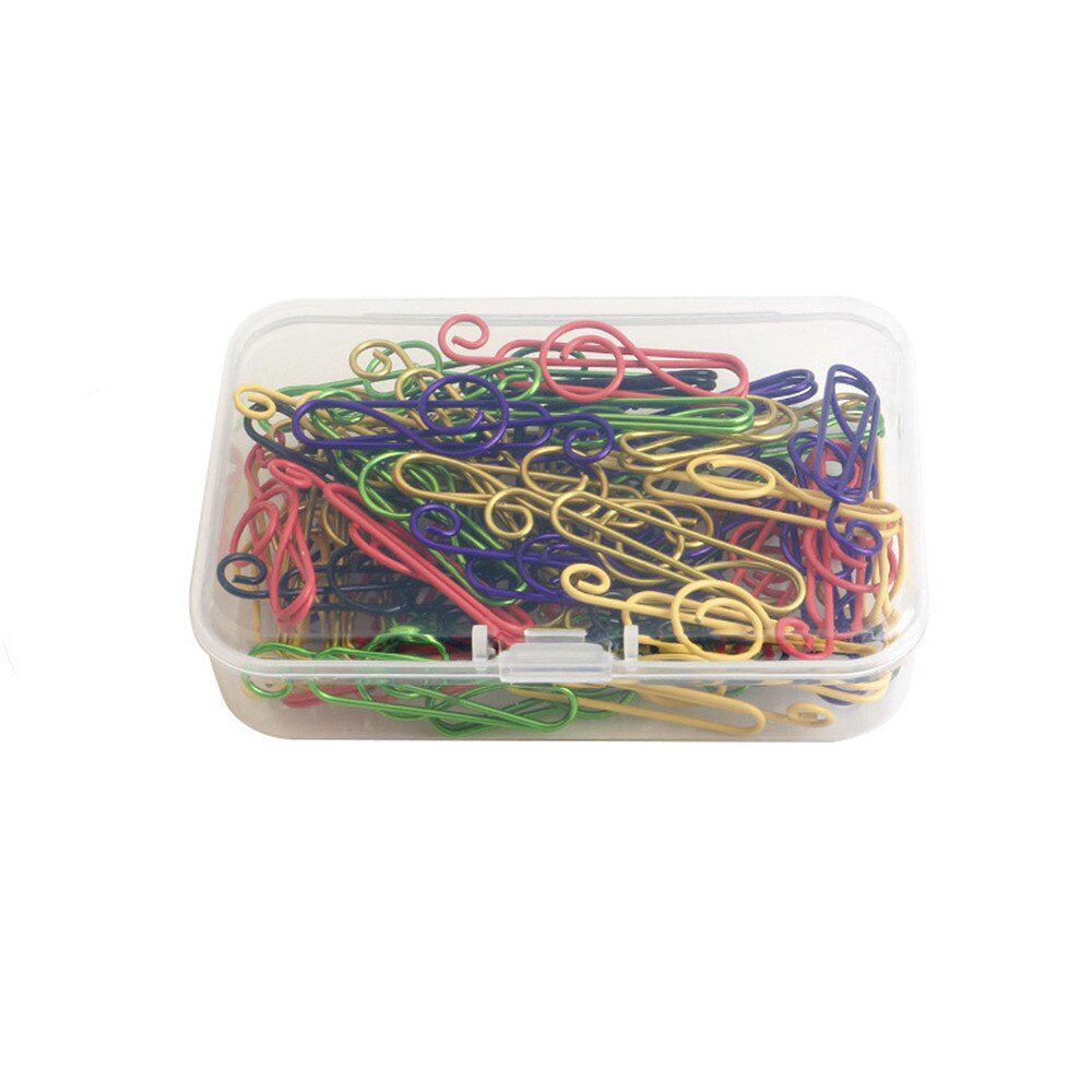 50 stücke Bindemittel Clips Bunte Papier Clips, Musical Notation Geformt, Notenschlüssel bilden Büroklammern Lesezeichen Für Schule Büro Liefert