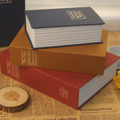 Mehrere Mini buch sicherheit passwort Art sparschwein sparschwein schlüssel lagerung Kasten geburtstag Zwei arten von sicherheit schlösser