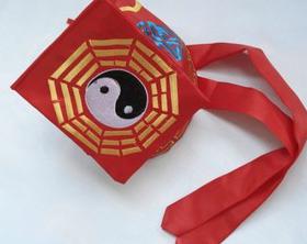 Taoïste vêtements fournitures taoïste chapeau taoïsme Costume adulte Tai Chi casquette taoïste équipement taoïste fournitures Robes taoïsme coiffure: Rouge