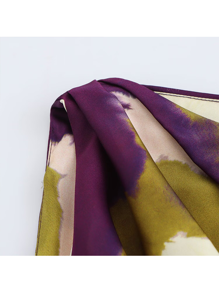 TRAF Vrouwen Zomer Lange Jurken 2023 Fit Party Vintage Vrouwelijke Mouwloze Bloemenprint Ronde Hals Midi Jurk Vrouw ﻿